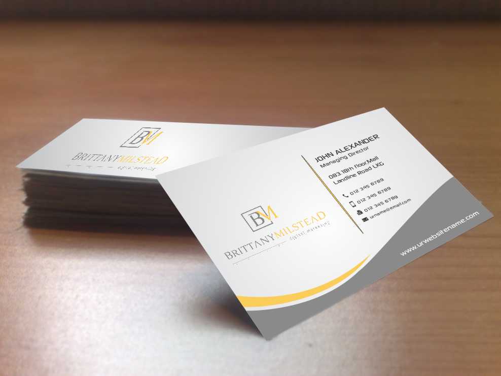 Business Card Design by szabist for TBMilstead Inc. | Design #5573284
