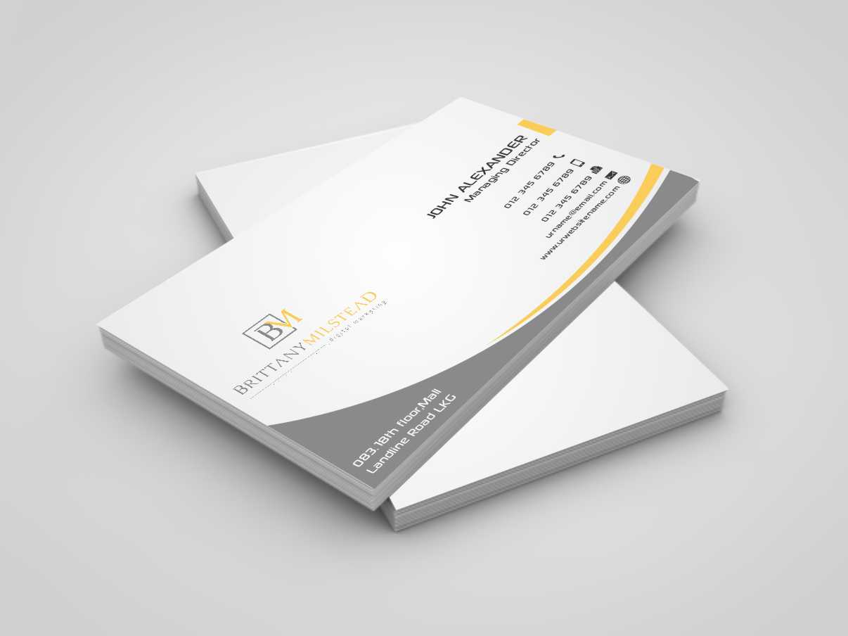 Business Card Design by szabist for TBMilstead Inc. | Design #5573287