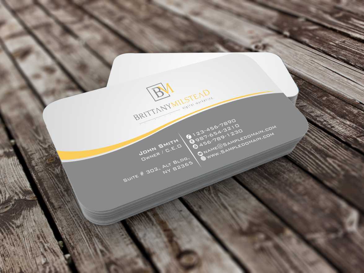 Business Card Design by szabist for TBMilstead Inc. | Design #5573291