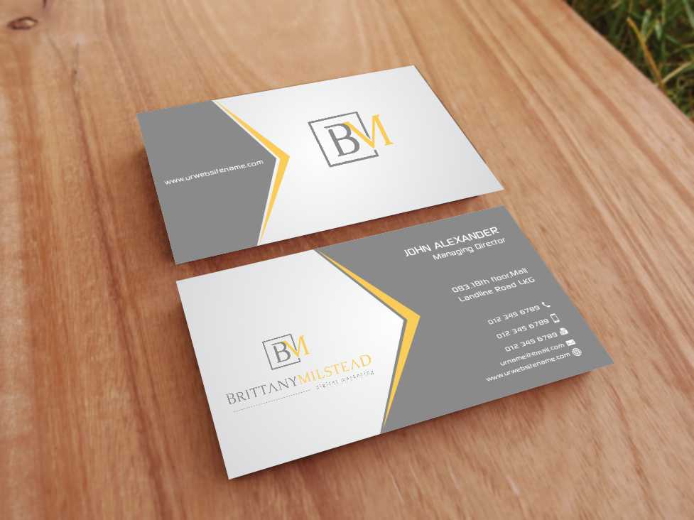 Business Card Design by szabist for TBMilstead Inc. | Design #5573295