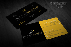 Visitenkarten-Design von Designing Birds für TBMilstead Inc. | Design #5533515