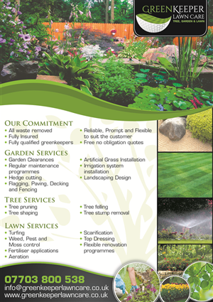 Design Graphique par Kimini pour Greenkeeper Lawn Care | Design : #5590643