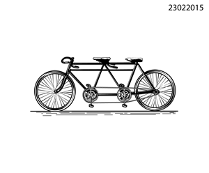 Images of tandem bike for new People Consultancy logo