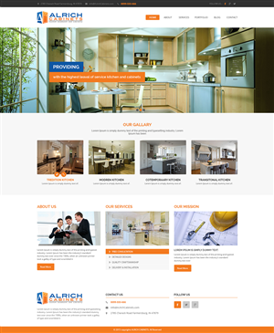 Kitchen and cabinet shop needs new website | Web Design by ThemeDesk Technology