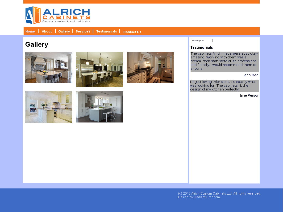 Web-Design von Radiant Freedom für dieses Projekt | Design #5614344