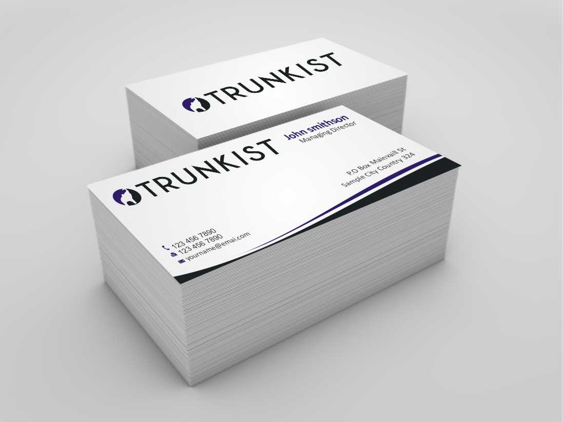 Business Card Design by szabist for Trunkist | Design #5559322
