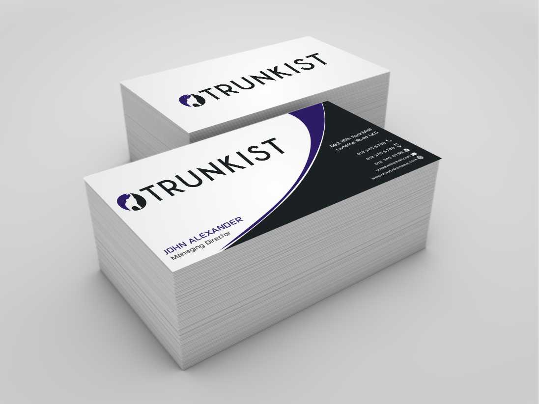 Business Card Design by szabist for Trunkist | Design #5559338