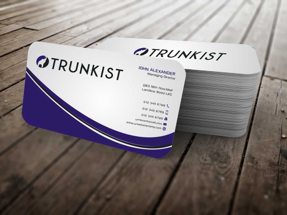 Business Card Design by szabist for Trunkist | Design #5559339