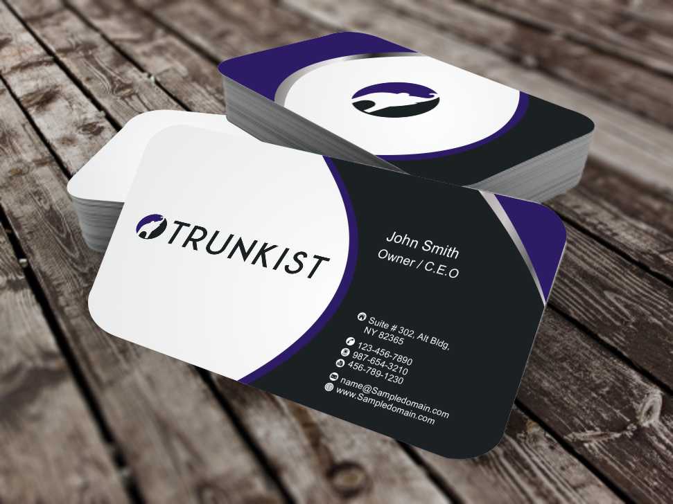 Business Card Design by szabist for Trunkist | Design #5559347