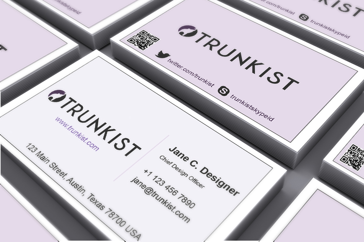 Visitenkarten-Design von Saumin Bhavsar für Trunkist | Design #5593796