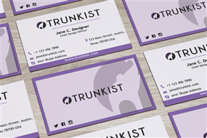 Business Card Design by Saumin Bhavsar for Trunkist | Design: #5609662