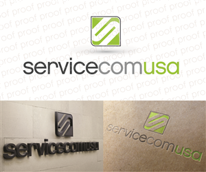 Logo Design by dfusion101 for Servicecom USA, Inc.  | Design: #5580119