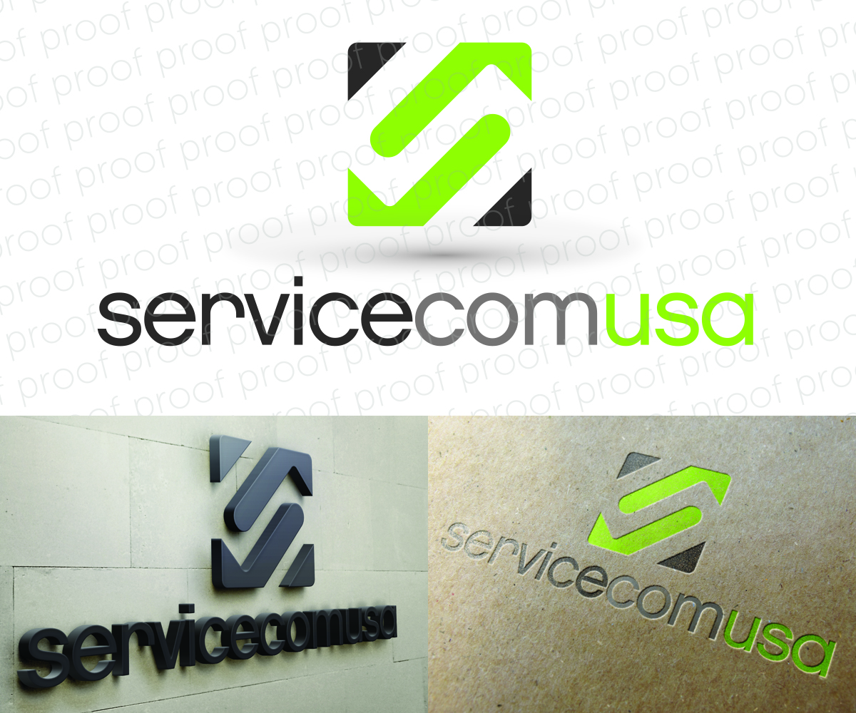 Logo Design by dfusion101 for Servicecom USA, Inc.  | Design #5580123