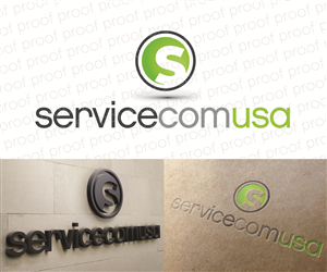 Logo Design by dfusion101 for Servicecom USA, Inc.  | Design: #5580132