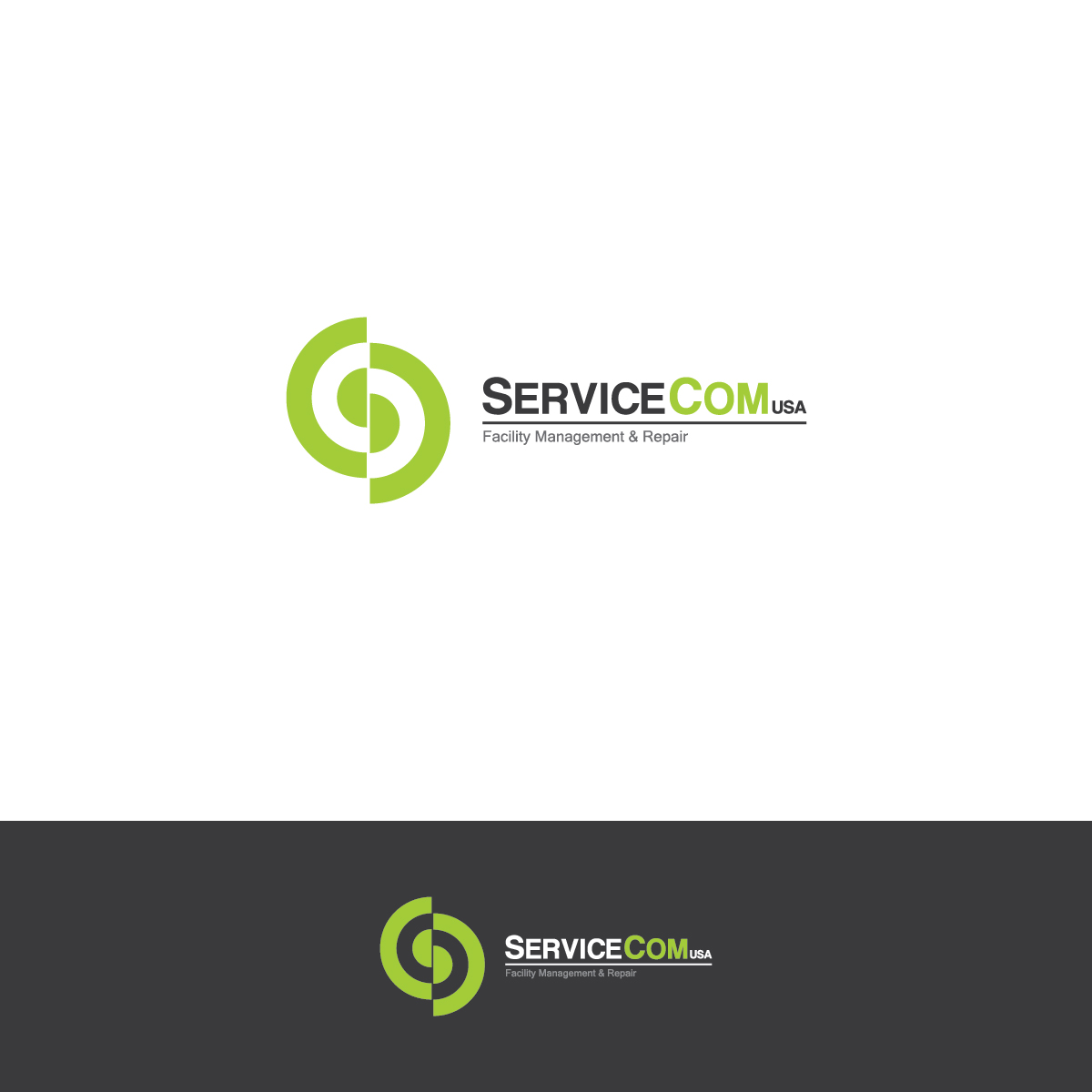 Logo Design by WhiteBricks for Servicecom USA, Inc.  | Design #5543554
