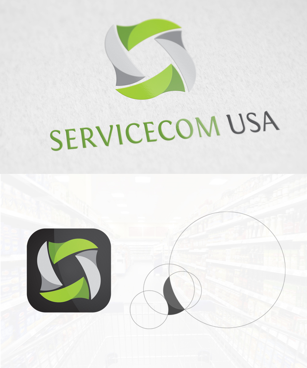 Logo Design by Sheeraz for Servicecom USA, Inc.  | Design #5536939