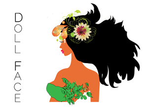 Vector Design by gordanaingoxstudio for DollFace microblading, permanent makeup, lashes, and skincare. | Design #5562817