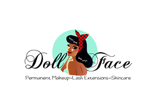 Vector Design by svetlanadragicevic for DollFace microblading, permanent makeup, lashes, and skincare. | Design: #5539848