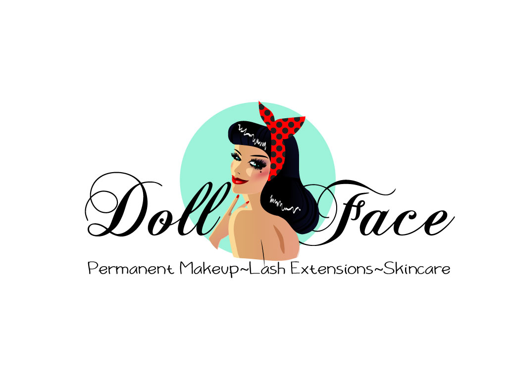 Diseño Vectorizado por svetlanadragicevic para DollFace microblading, permanent makeup, lashes, and skincare. | Diseño #5546533