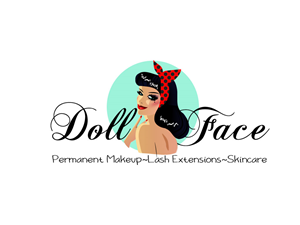 Vector Design by svetlanadragicevic for DollFace microblading, permanent makeup, lashes, and skincare. | Design: #5546533