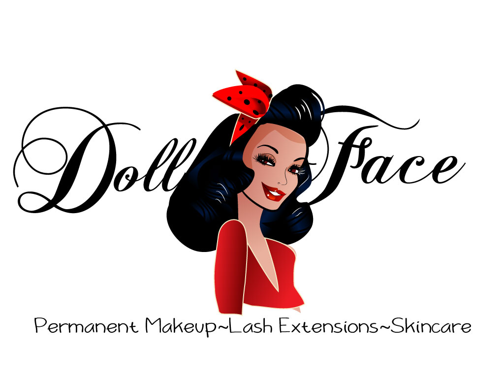 Vector Design by svetlanadragicevic for DollFace microblading, permanent makeup, lashes, and skincare. | Design #5561558