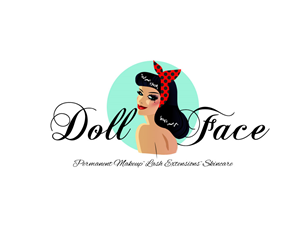 Vector Design by svetlanadragicevic for DollFace microblading, permanent makeup, lashes, and skincare. | Design: #5576856
