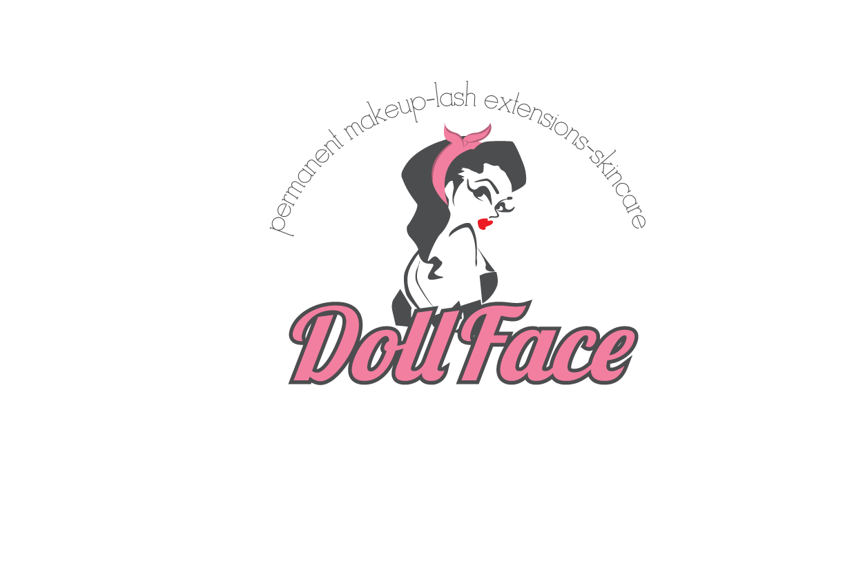 Design Vectoriel par Mandy Illustrator pour DollFace microblading, permanent makeup, lashes, and skincare. | Design #5561827