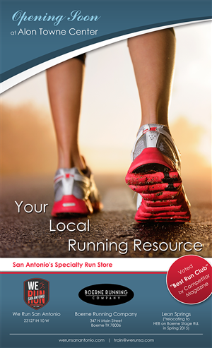 simple Running store ad | Werbe-Design von Akshar Shailesh