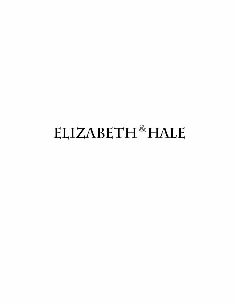Logo-Design von 8lackie für Elizabeth & Hale | Design #5541150