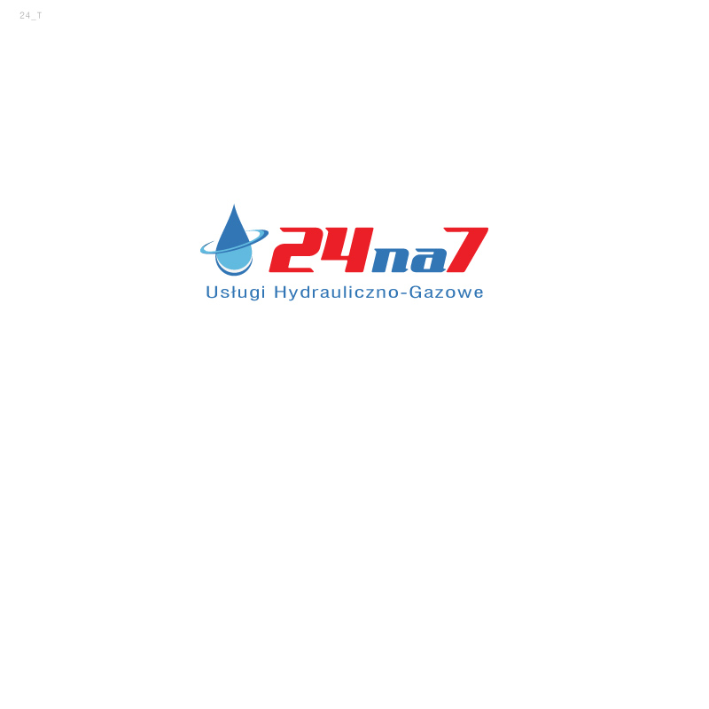 Logo Design by instudio for 24na7 Uslugi Hydrauliczno-Gazowe | Design #5596300