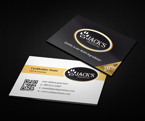 Fresh pet feed direct from manufacturer to door step.  Quality and Freshness un-surpassed in Industr | Business Card Design by ideaz2050