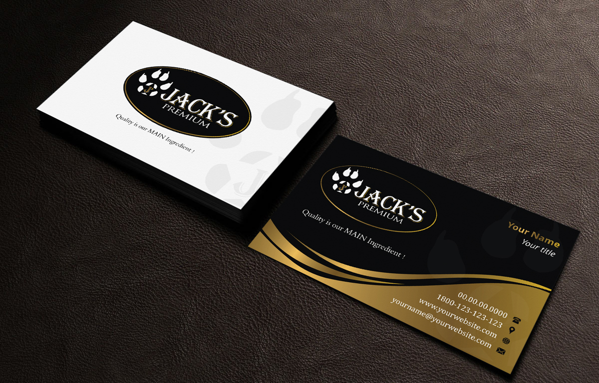 Visitenkarten-Design von INDIAN_Ashok für Jack''s Premium | Design #5551415