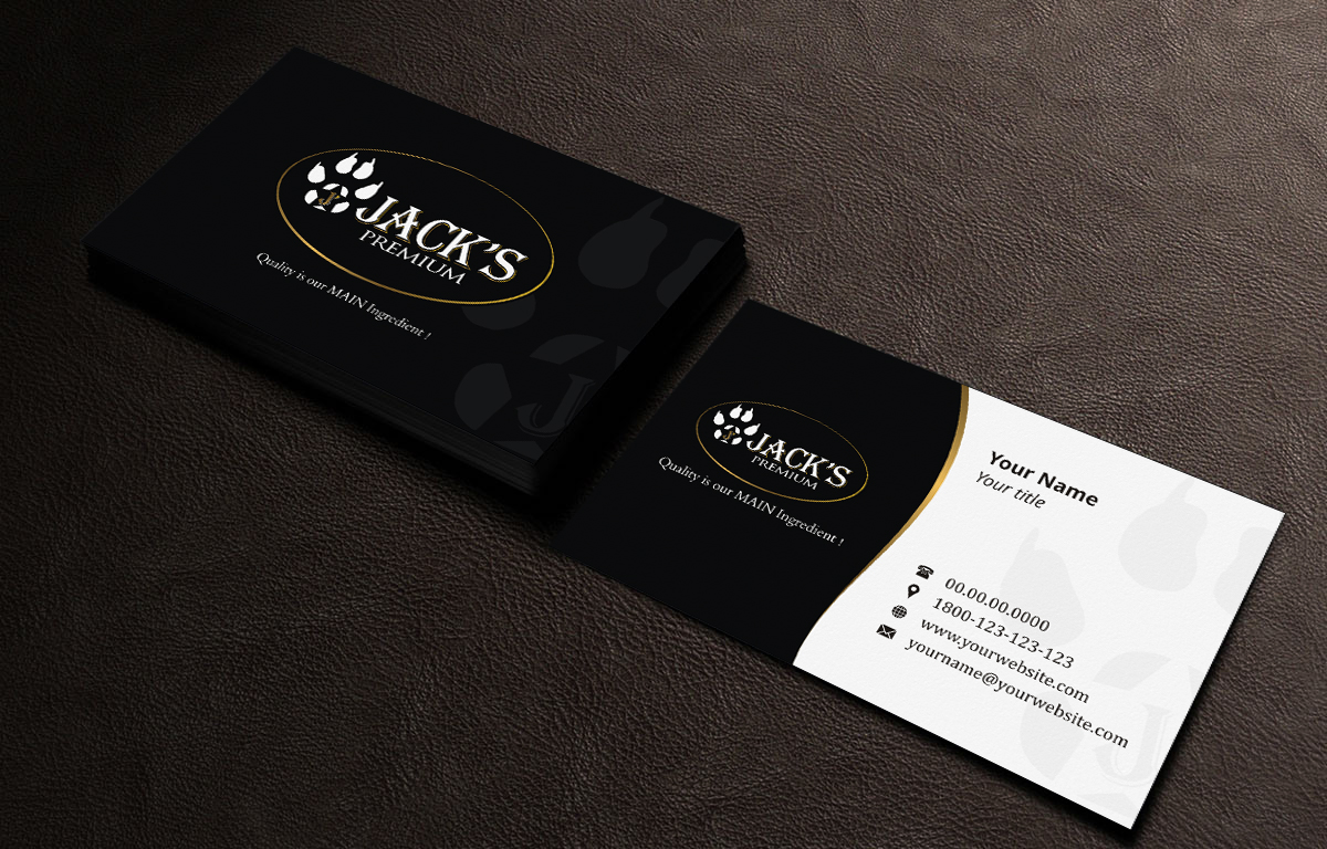Diseño de Tarjeta de Presentación por INDIAN_Ashok para Jack''s Premium | Diseño #5551418