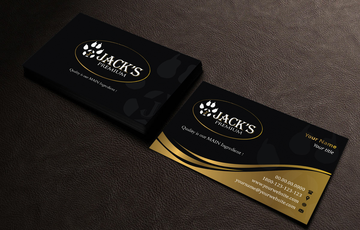 Visitenkarten-Design von INDIAN_Ashok für Jack''s Premium | Design #5551422