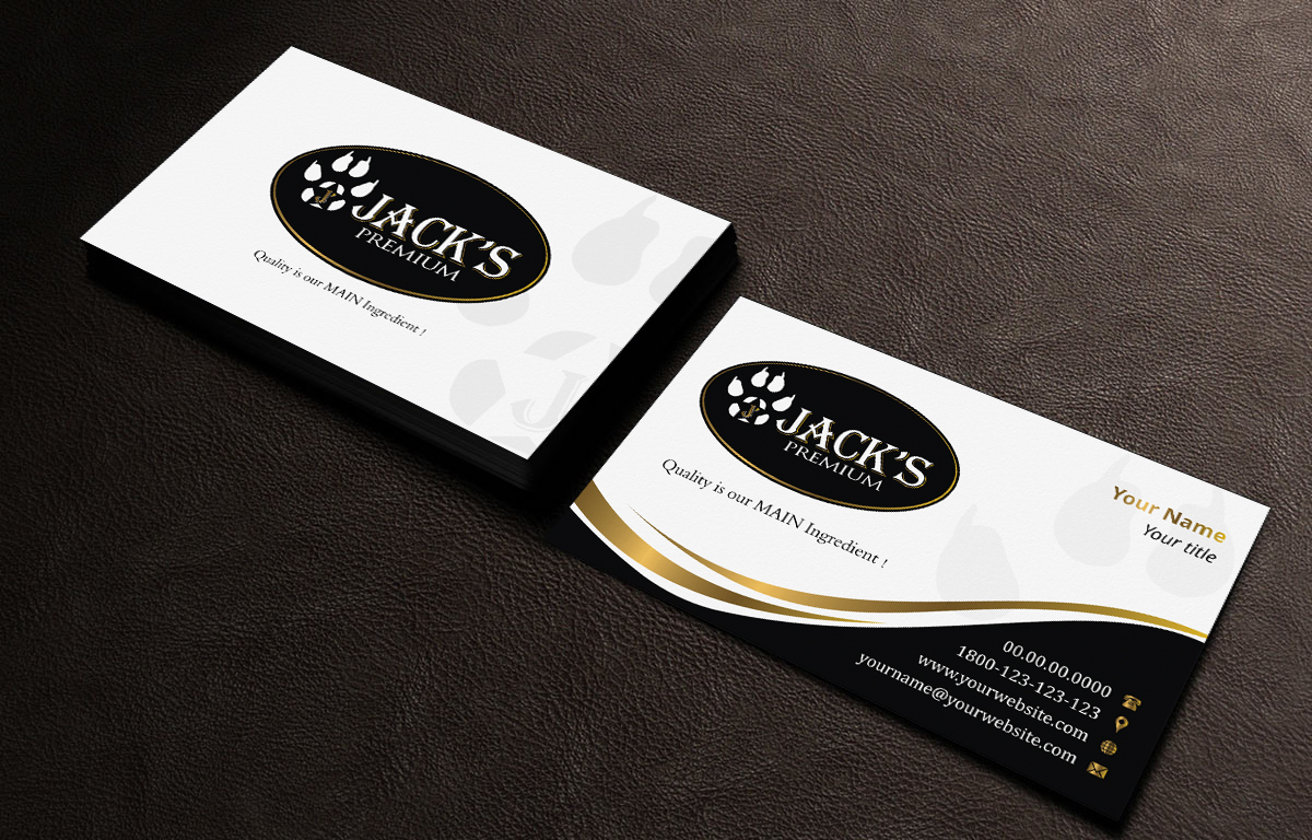 Diseño de Tarjeta de Presentación por INDIAN_Ashok para Jack''s Premium | Diseño #5551424