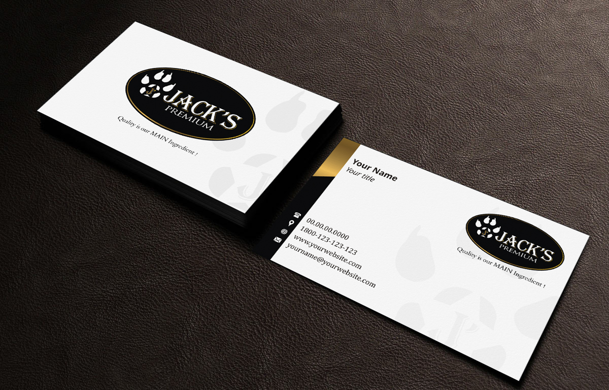Business Card Design by INDIAN_Ashok for Jack''s Premium | Design #5551436