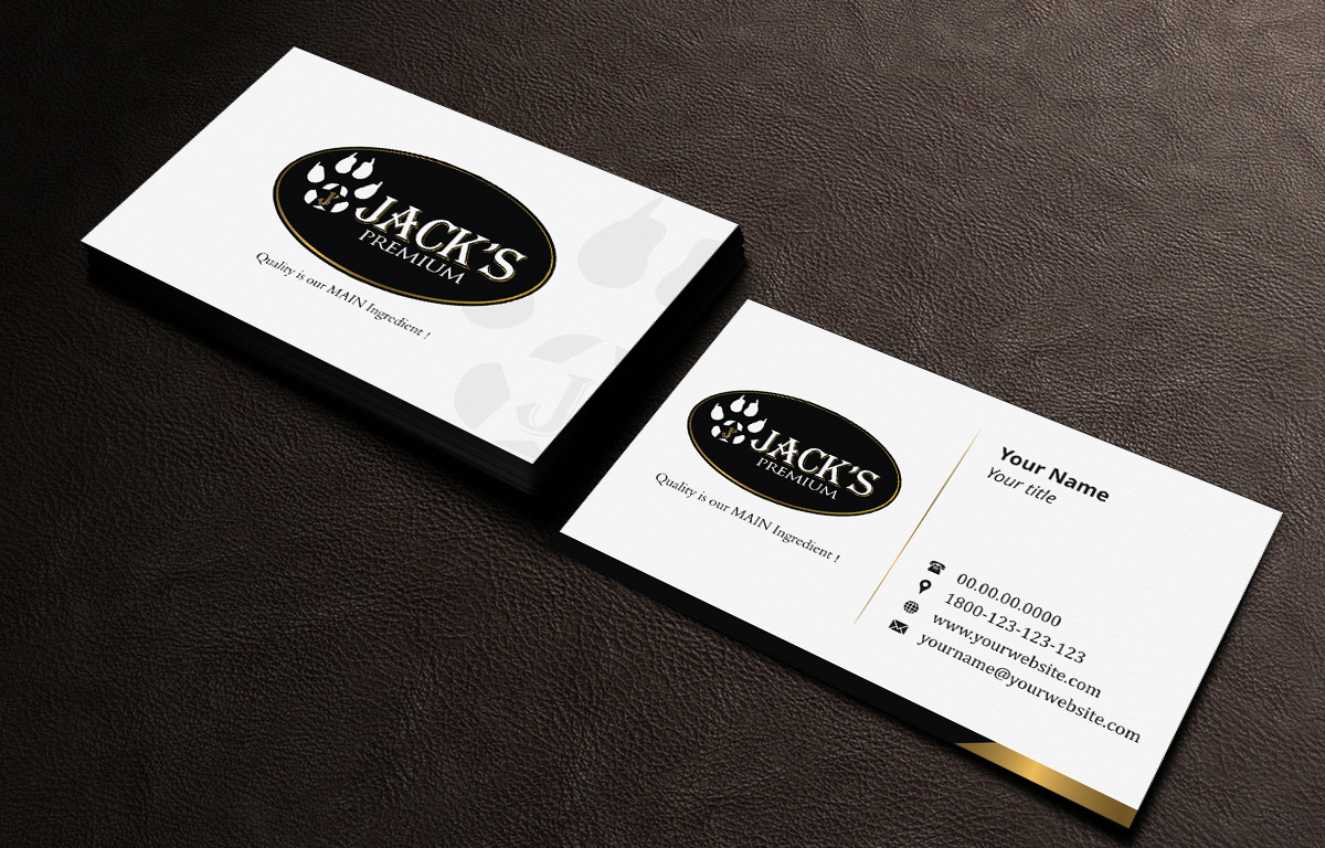 Diseño de Tarjeta de Presentación por INDIAN_Ashok para Jack''s Premium | Diseño #5551440