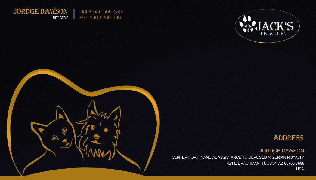 Visitenkarten-Design von veeranath für Jack''s Premium | Design #5549712