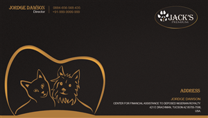 Visitenkarten-Design von veeranath für Jack''s Premium | Design #5549712