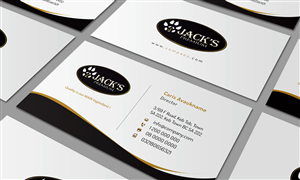 Diseño de Tarjeta de Presentación por asimali para Jack''s Premium | Diseño: #5561400