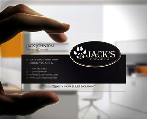 Diseño de Tarjeta de Presentación por Stylez Designz para Jack''s Premium | Diseño: #5607622