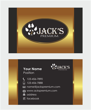 Business Card Design by IneseRo for Jack''s Premium | Design: #5547920
