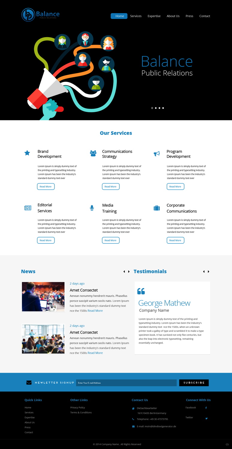 Web Design by pb for My Own Company | Design #5551413