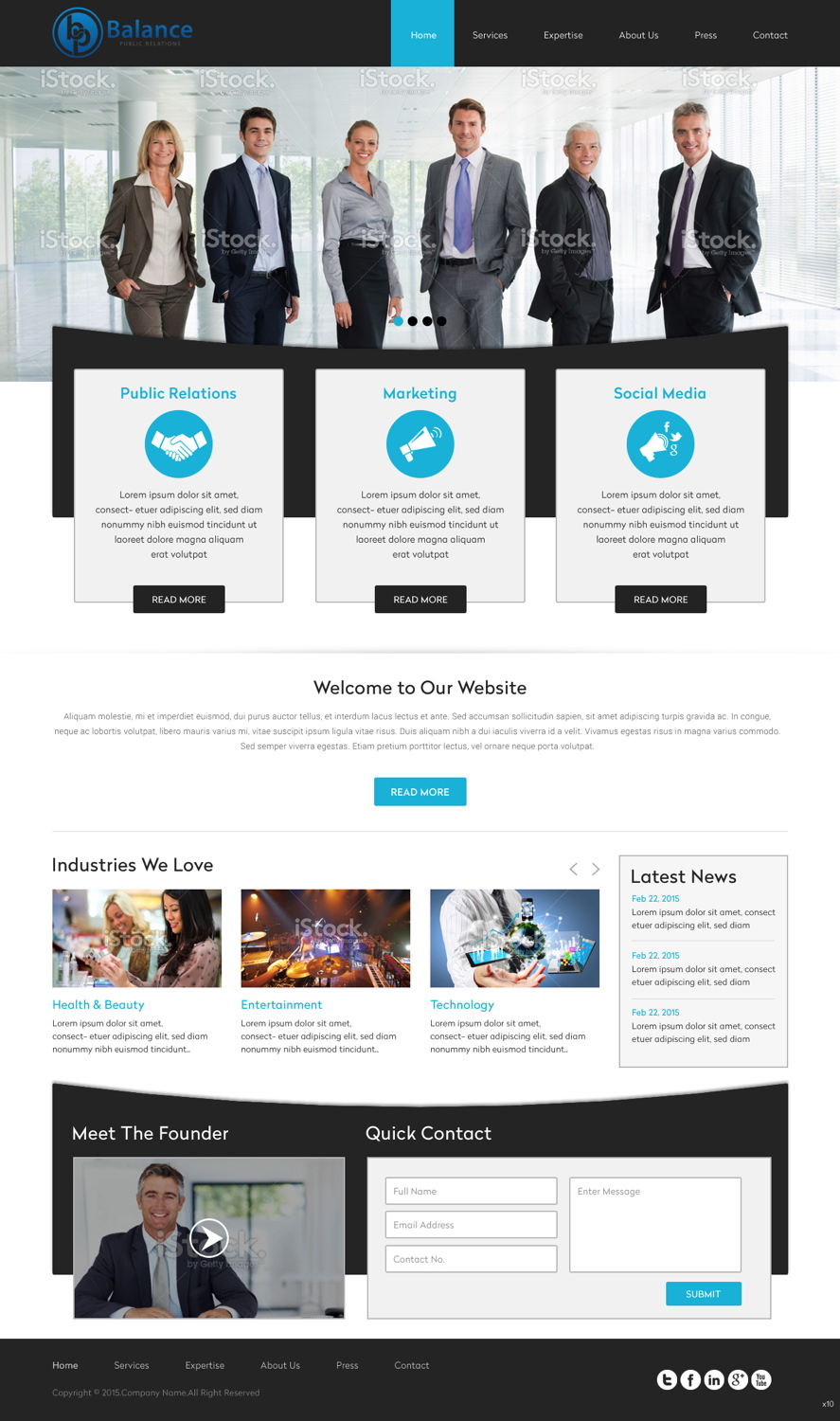 Web Design by pb for My Own Company | Design #5551417