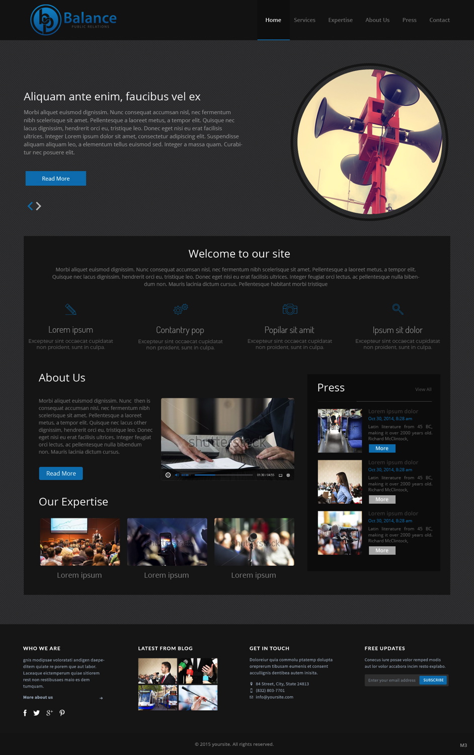 Web Design by pb for My Own Company | Design #5551427