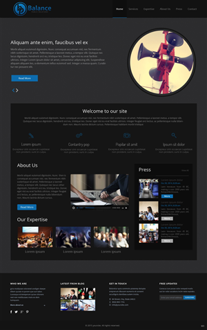 Web Design by pb for My Own Company | Design: #5551427