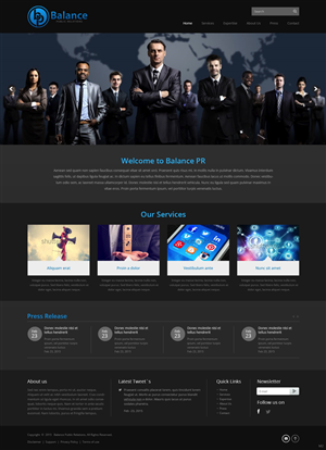 Web Design by pb for My Own Company | Design: #5551435