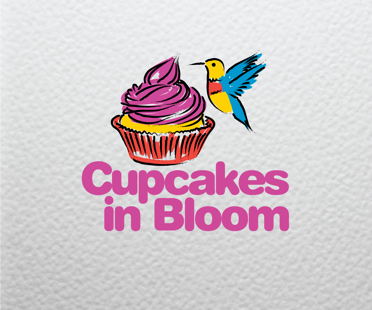 Diseño de Logo por DanDamDesign para Cupcakes In Bloom | Diseño #5599795