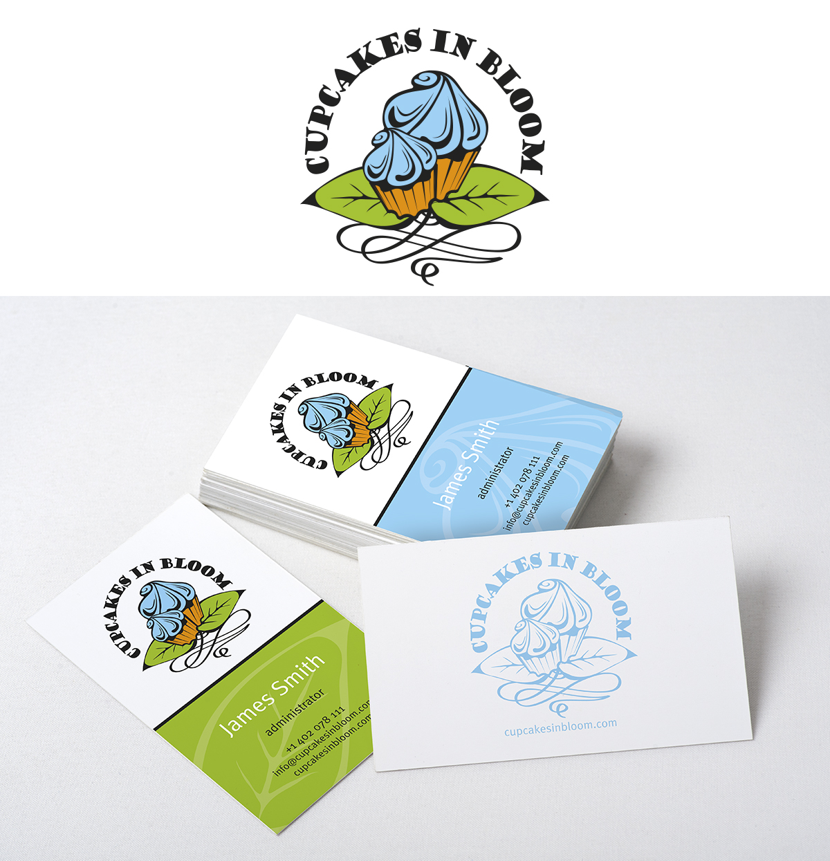 Diseño de Logo por DproArtM para Cupcakes In Bloom | Diseño #5569285