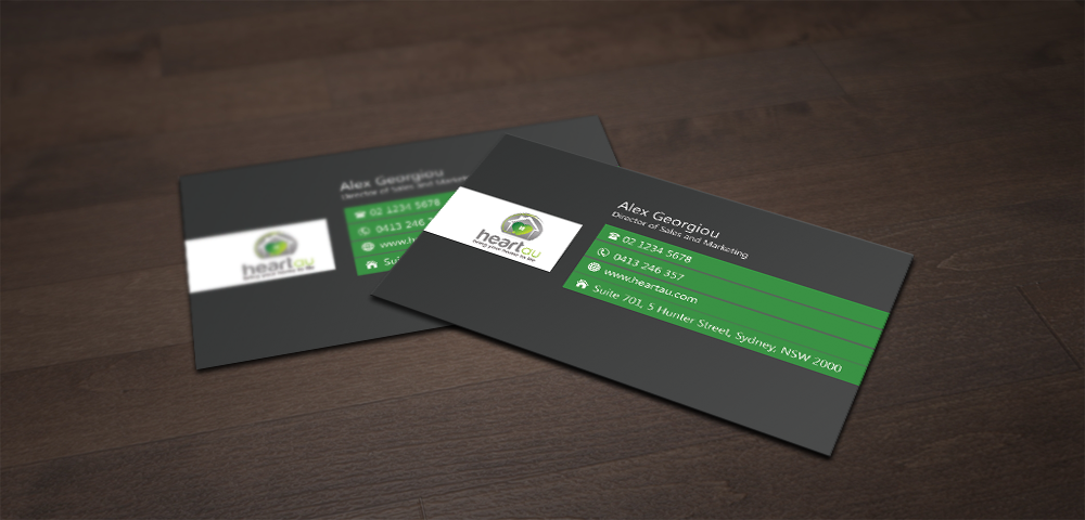 Design de Carte de Visite par shaikhdesign pour Heartau | Design #5549213